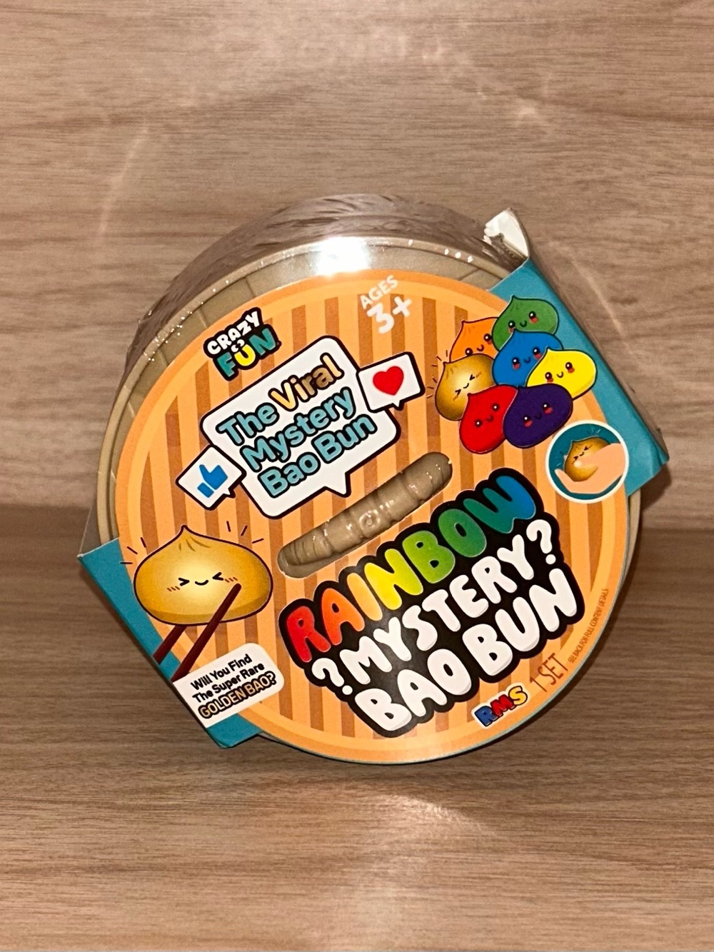 RMS Crazy Fun Rainbow Mystery Bao Bun